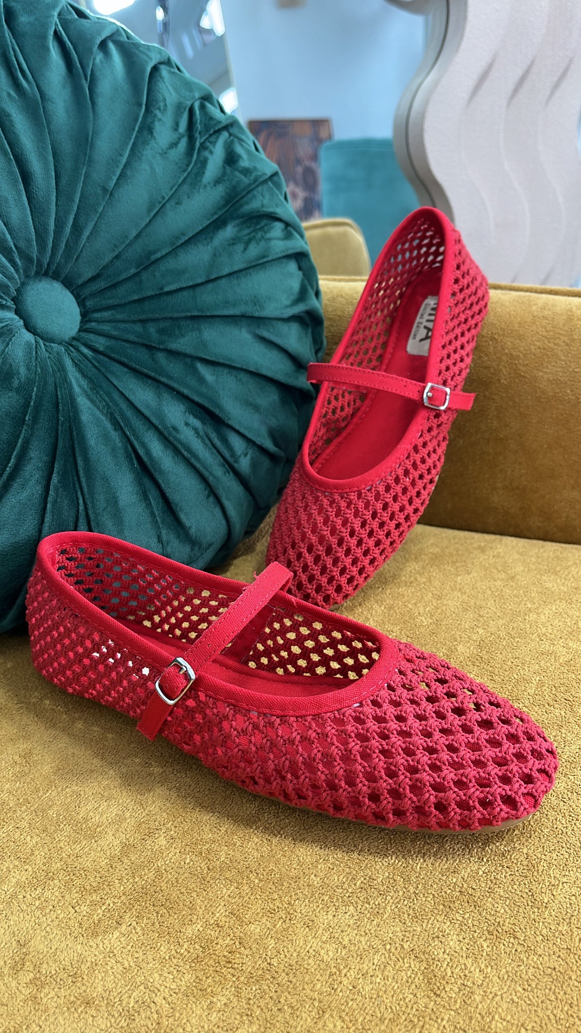 Dorothy Woven Ballet Flats, Red – Everyday Chic Boutique