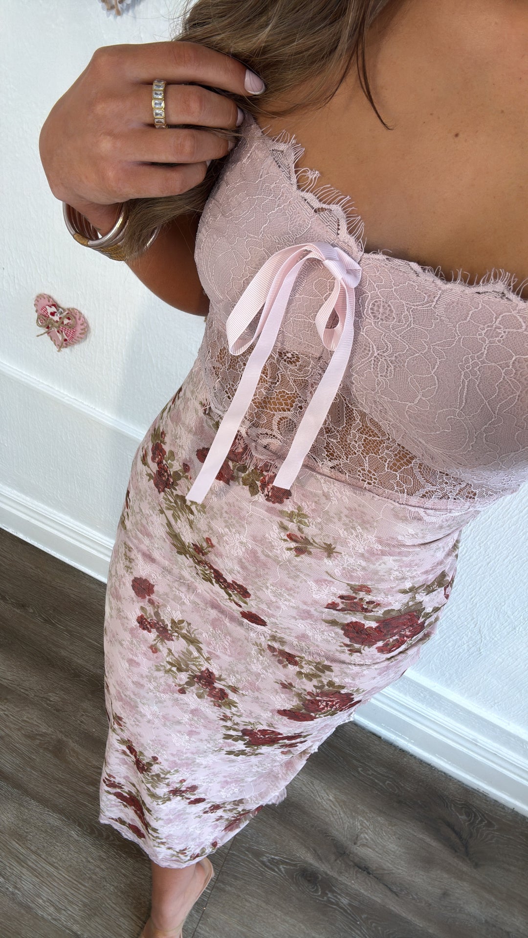 Rosehill Maxi Dress, Blush Multi