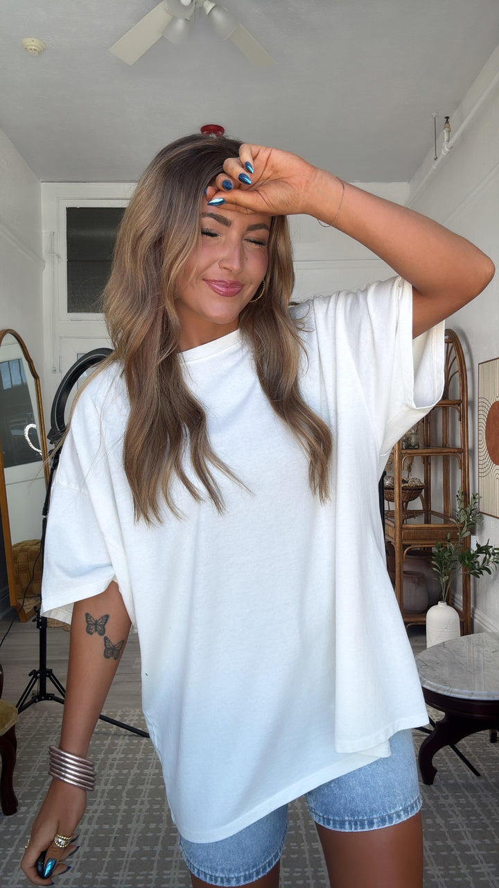 Soft Structure Basic Tee, Off White