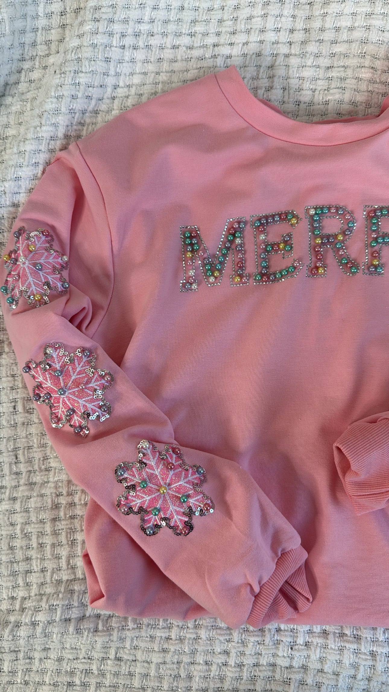 Merry Pearl Sweater, Pink – Everyday Chic Boutique