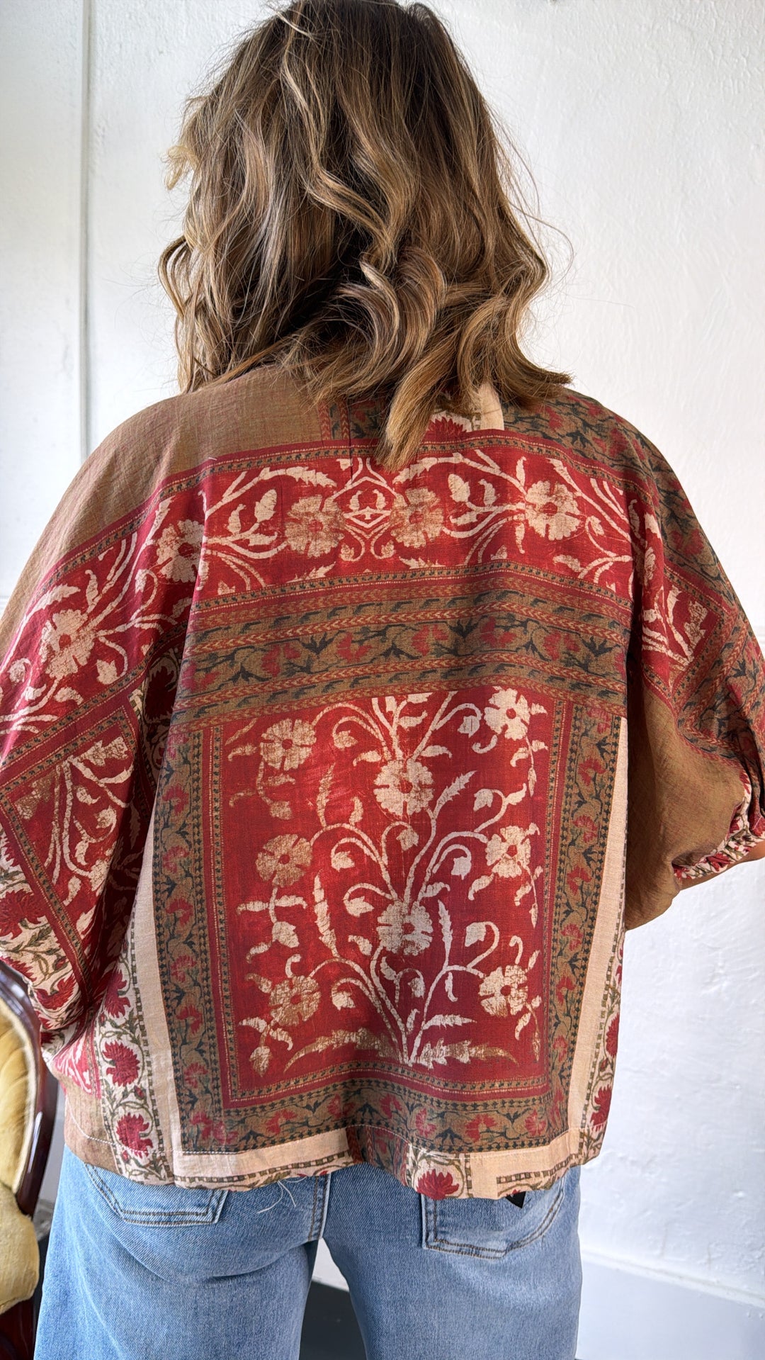 Redwood Muse Blouse, Antique Red