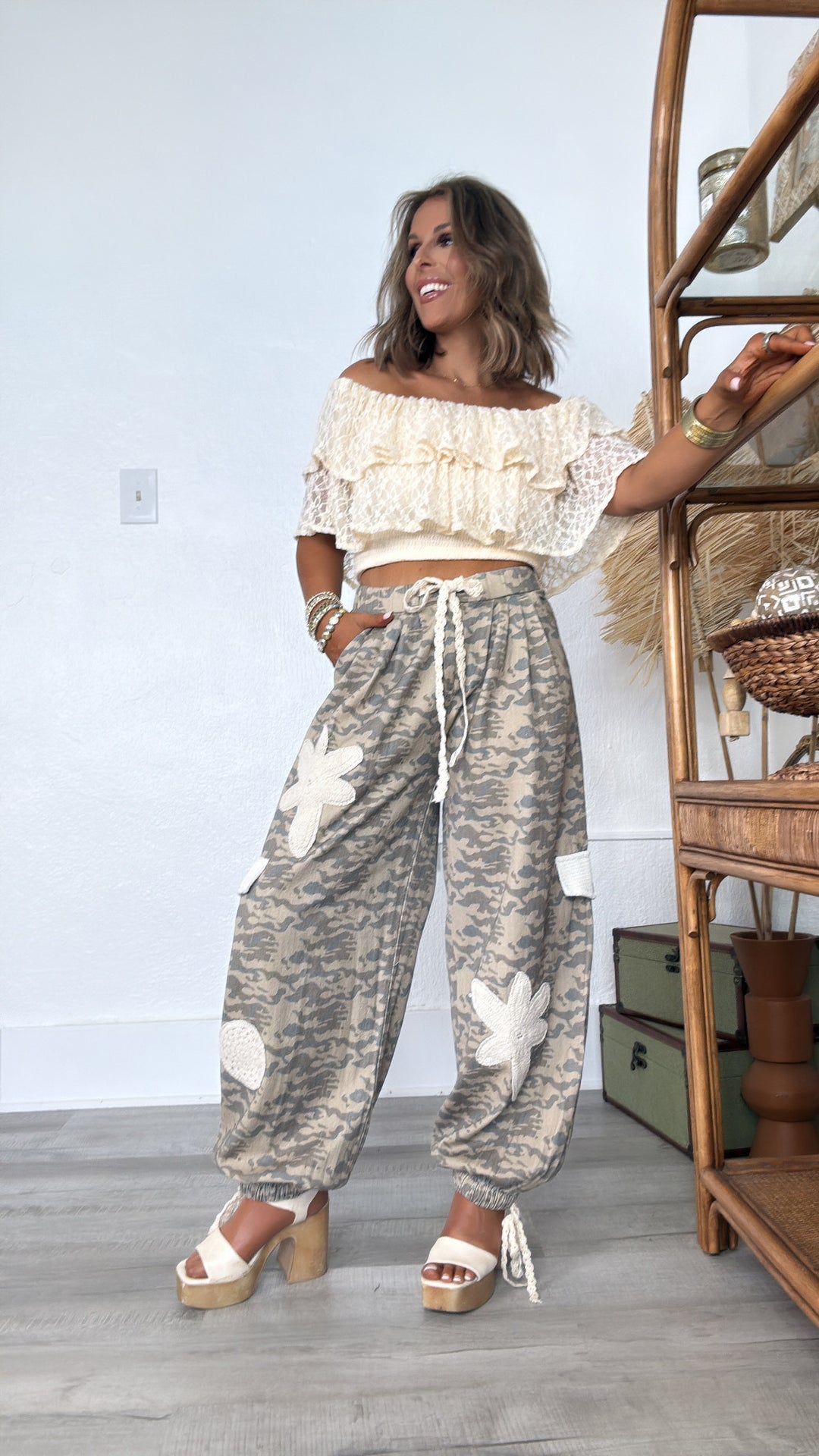 Rare form Patched Joggers, Camo