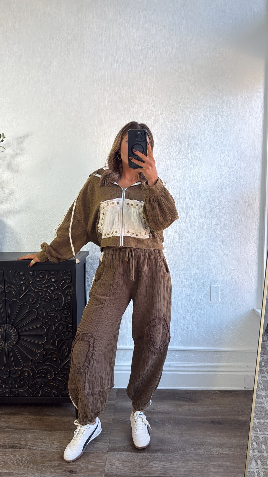 Espresso Eclipse Zip Up, Chocolate