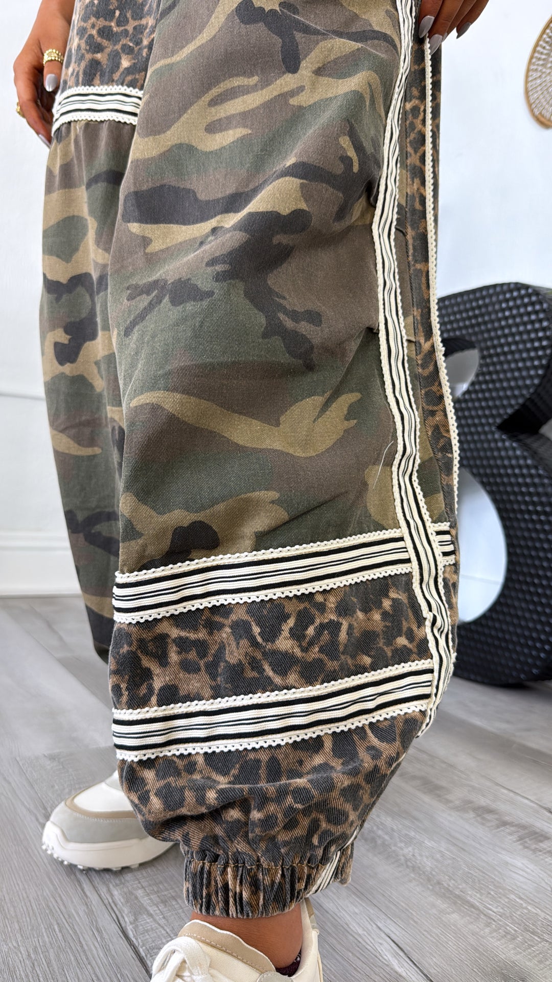 Street Safari Joggers, Olive Camo