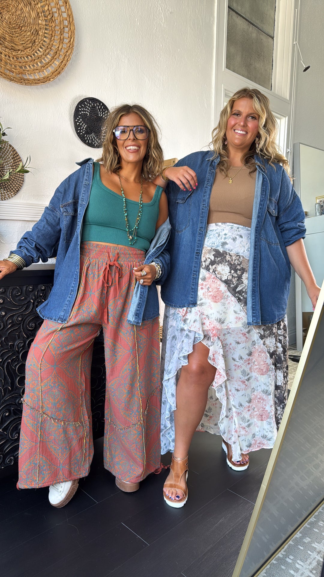 Cowboy Classic Denim Button Up, Risen Dark Wash