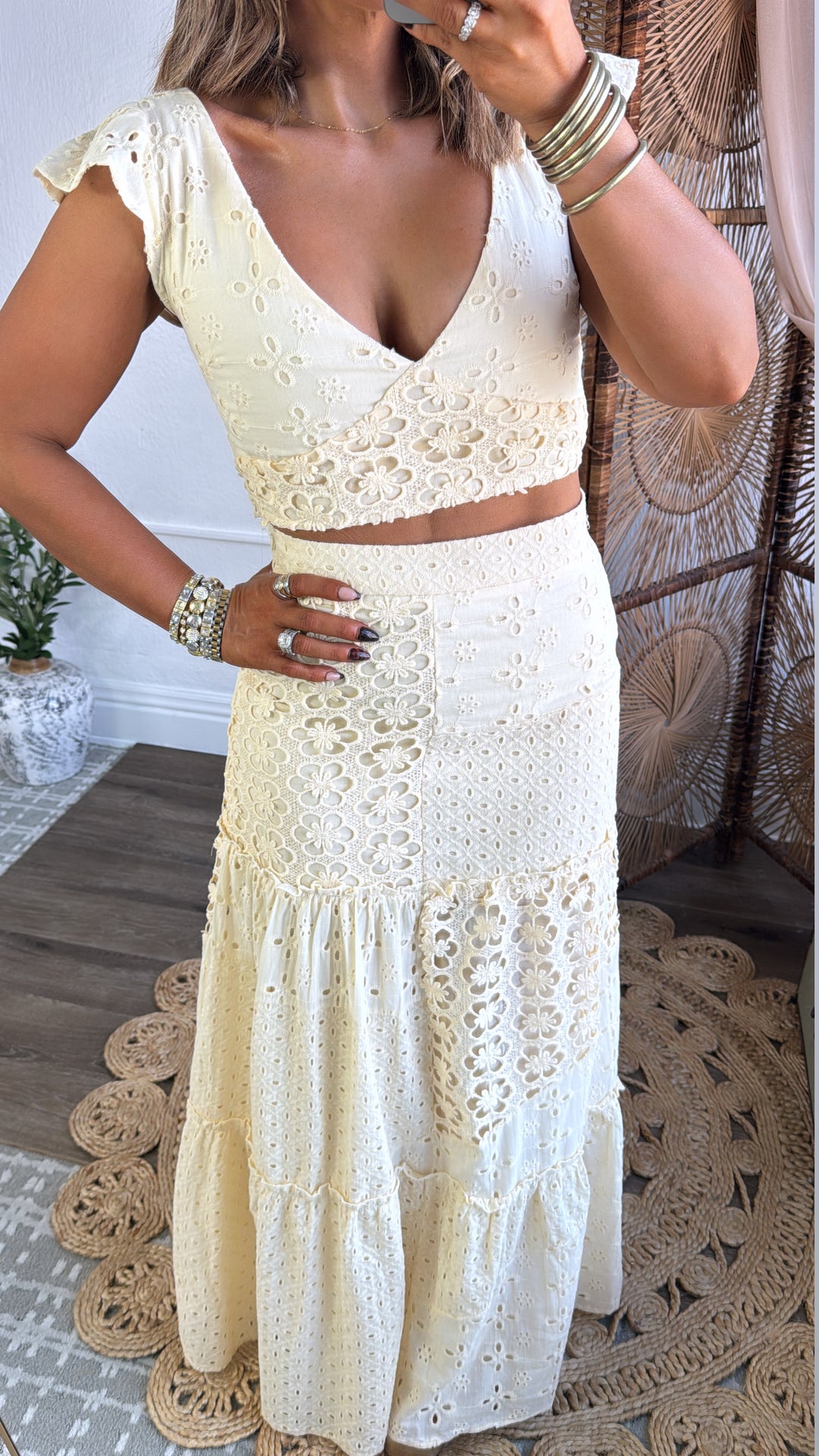 ECB Exclusive: Sunseeker Eyelet Boho Set