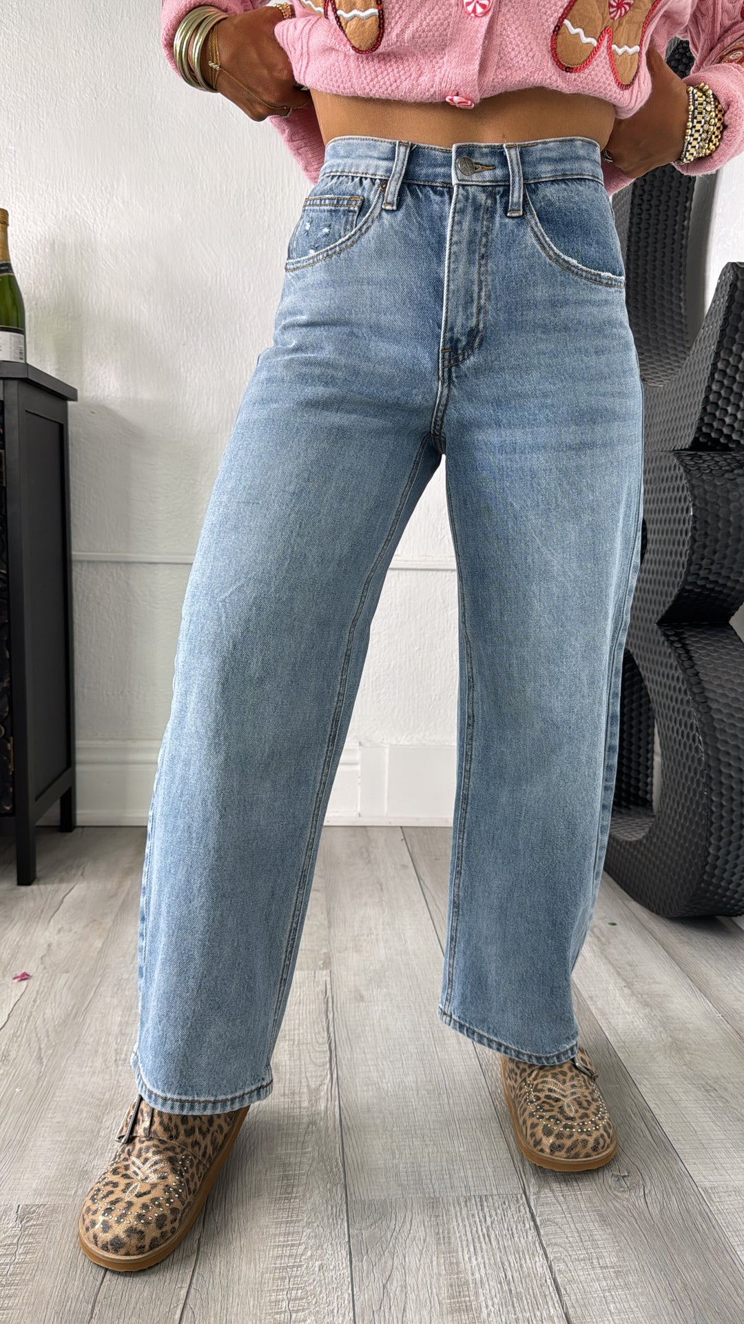 Callum Denim Barrels, Medium Light