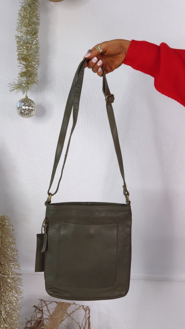 Hardy Crossbody Bag , Olive