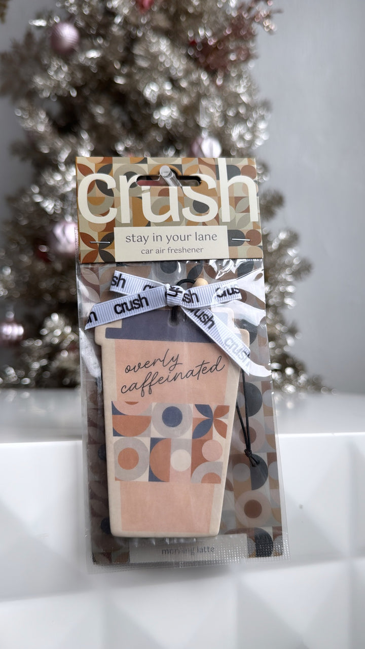 Stay In Your Lane Car Air Freshener - Overly Caffeinated- Morning Latte