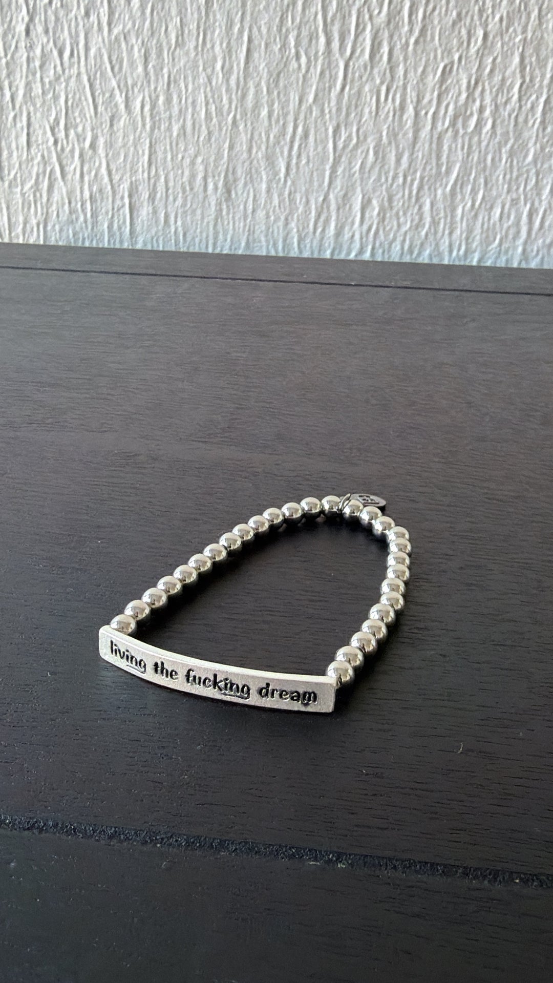 Living Dream Bracelet, Silver Bead