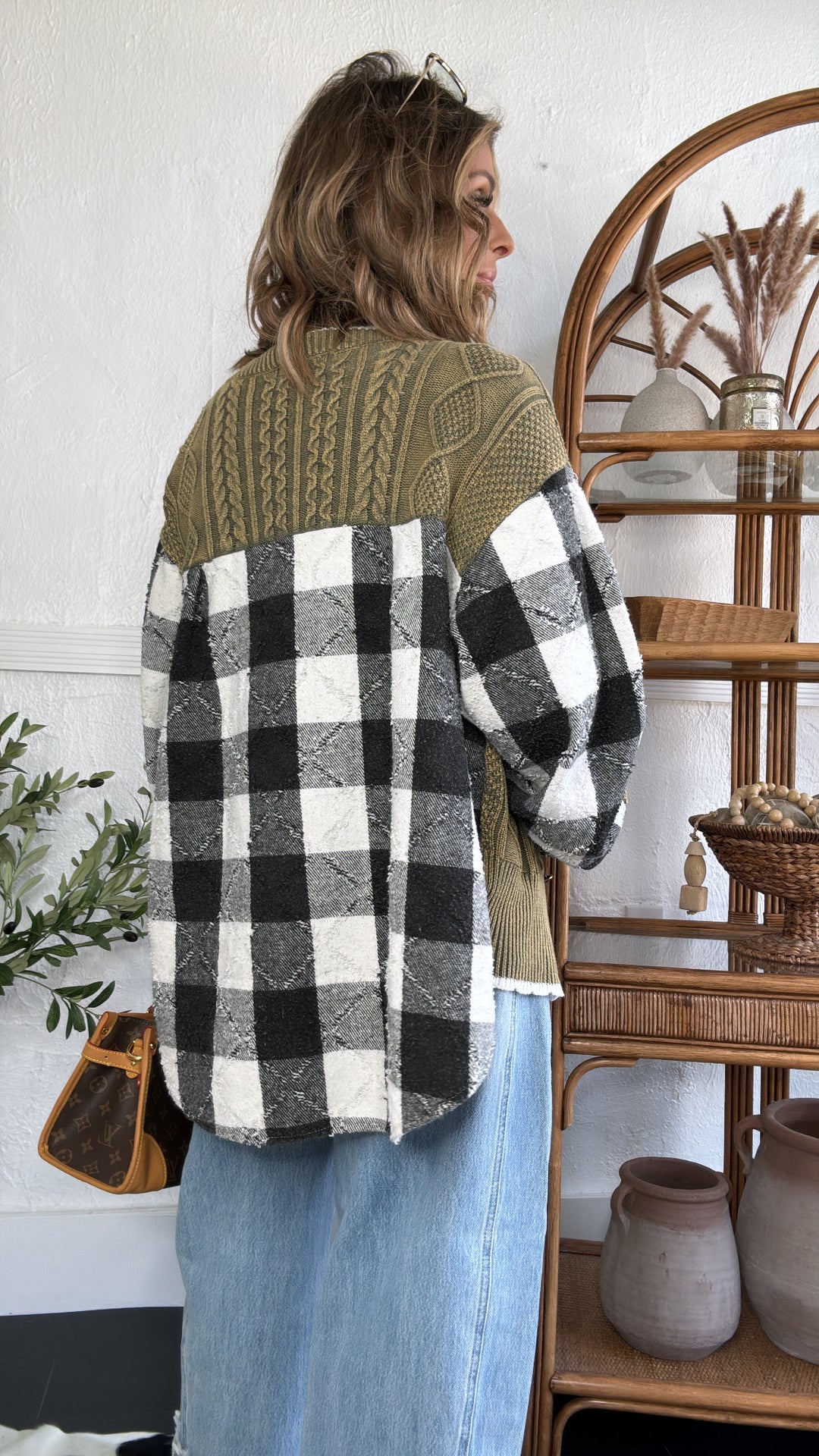 Edna Mae Knit Cardigan, Olive