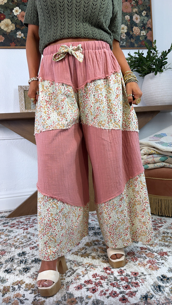 Wildflower Breeze Pant, Dusty Peach