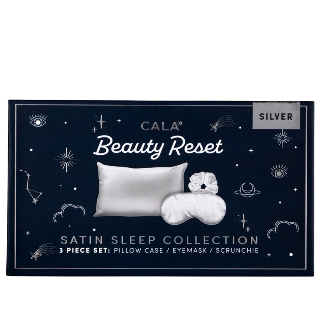 Beauty Reset Satin Sleep Set Silver