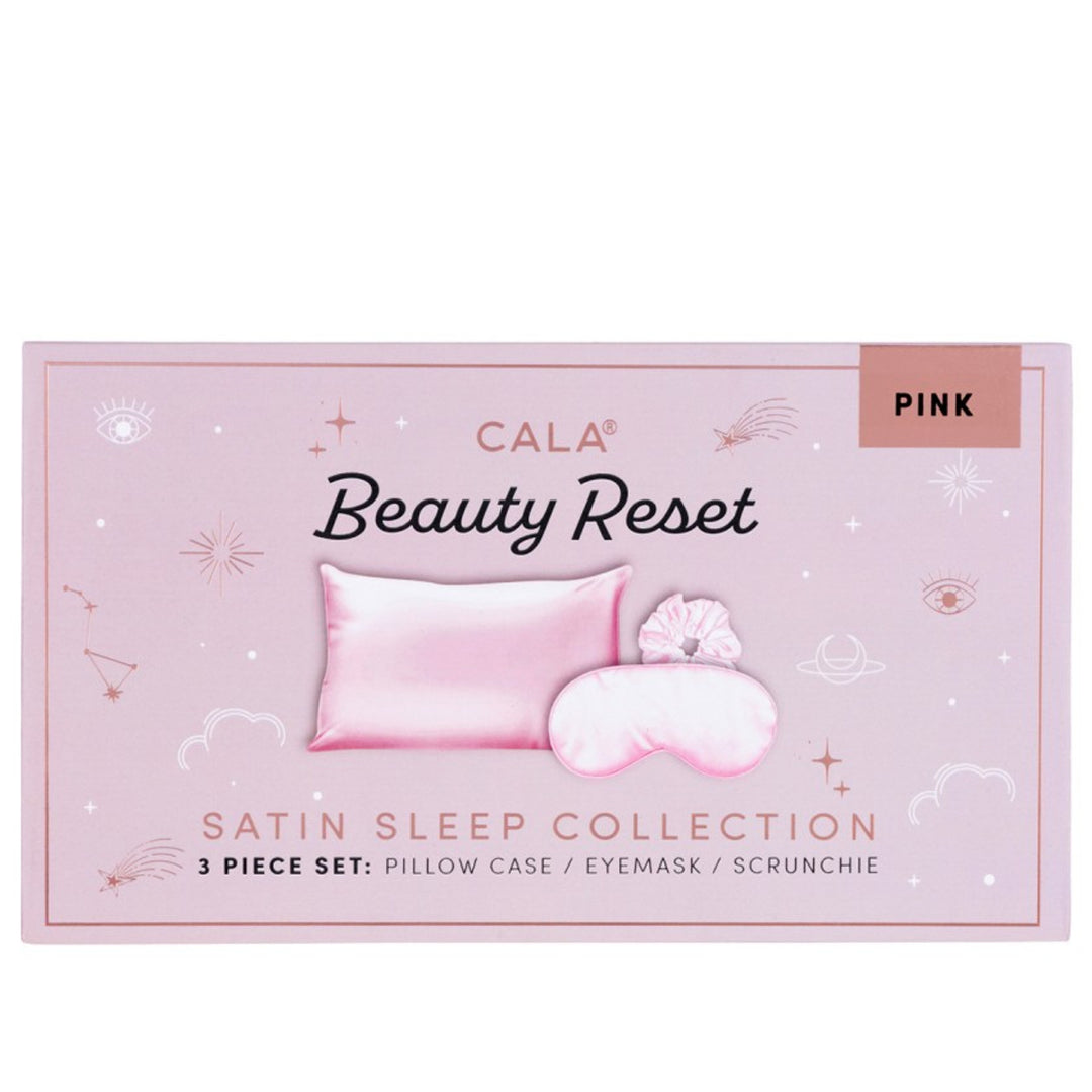 Beauty Reset Satin Sleep Set Pink