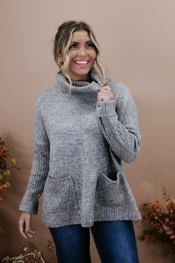 Every  Moment Sweater , Grey