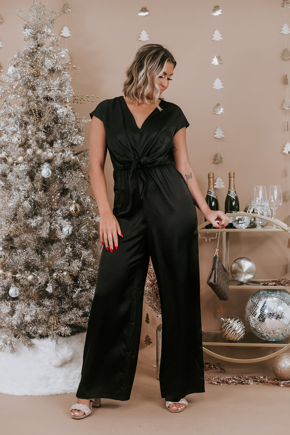 Here For The Party Jumpsuit, Black