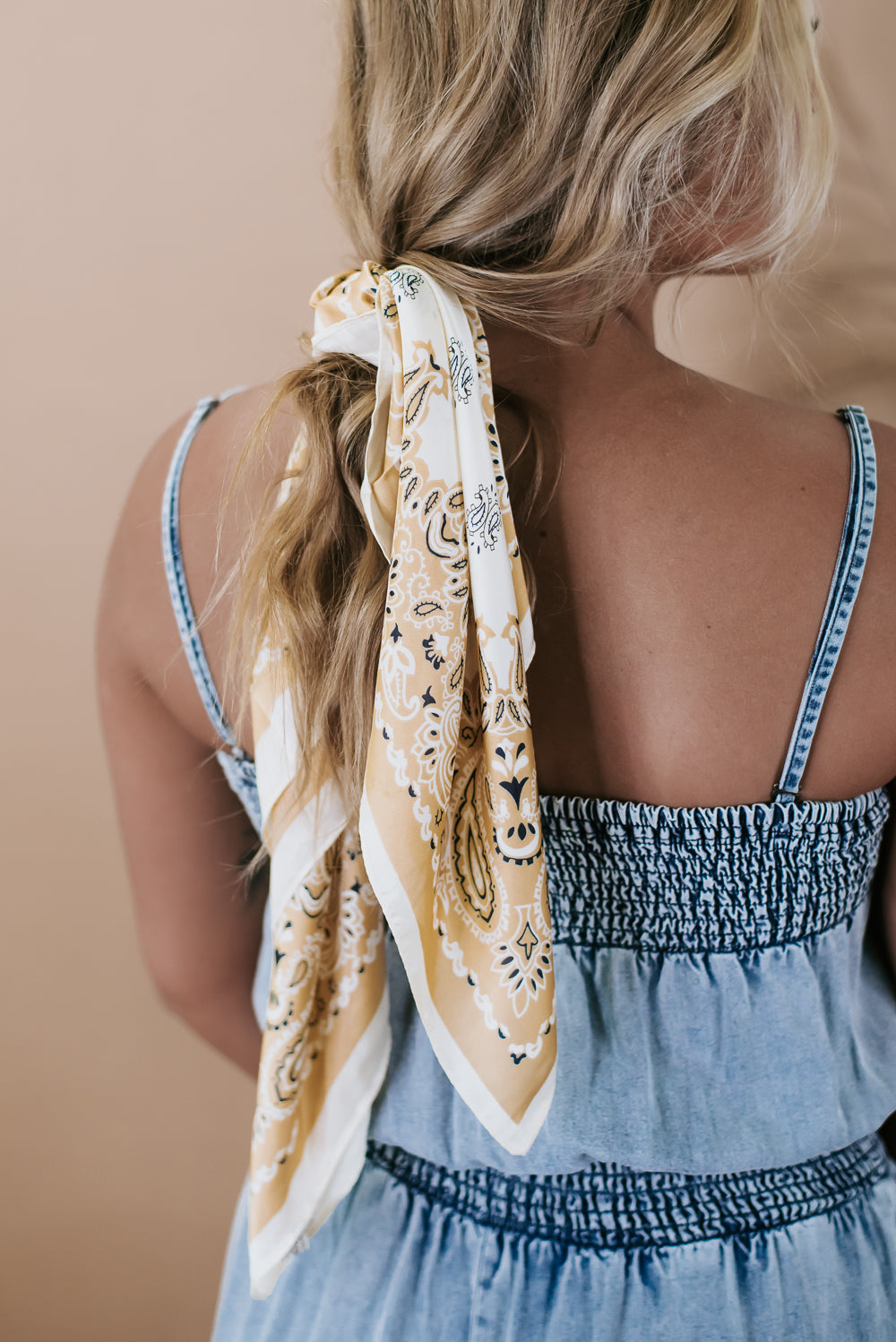 Sunny Day Hair Scarf, Yellow