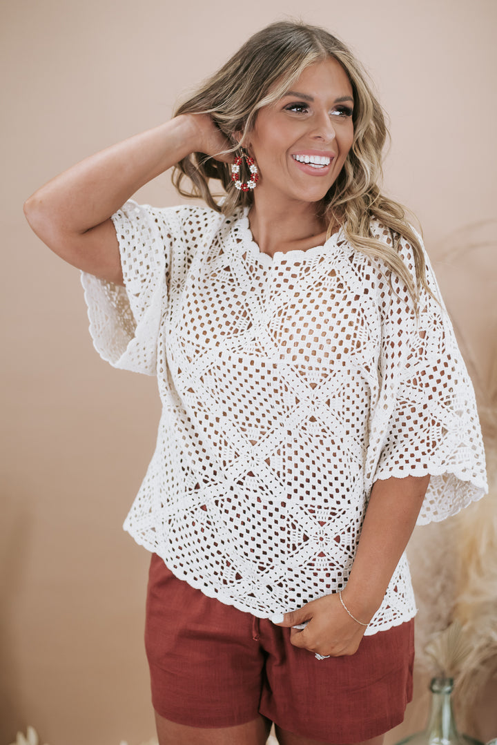 All Things Crochet Top, Natural