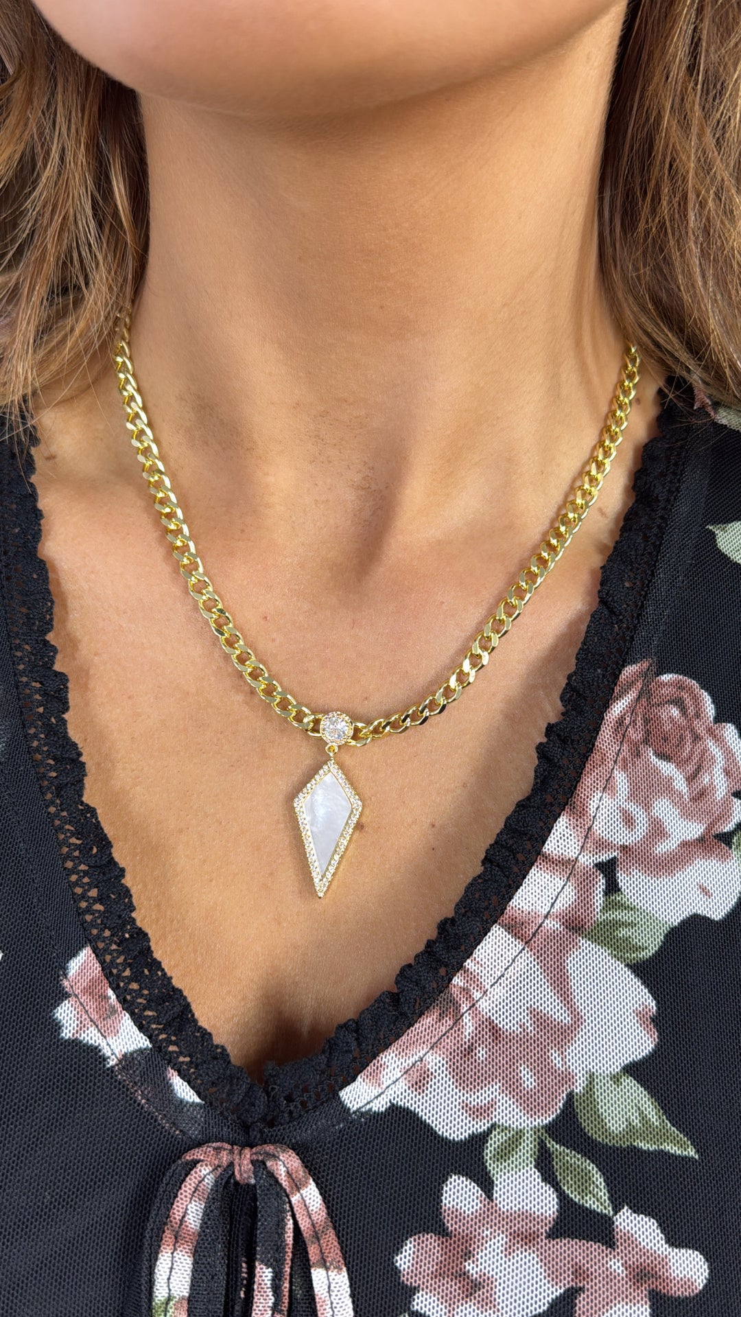 Treasure Jewels: Naturally Charming Pendant Necklace