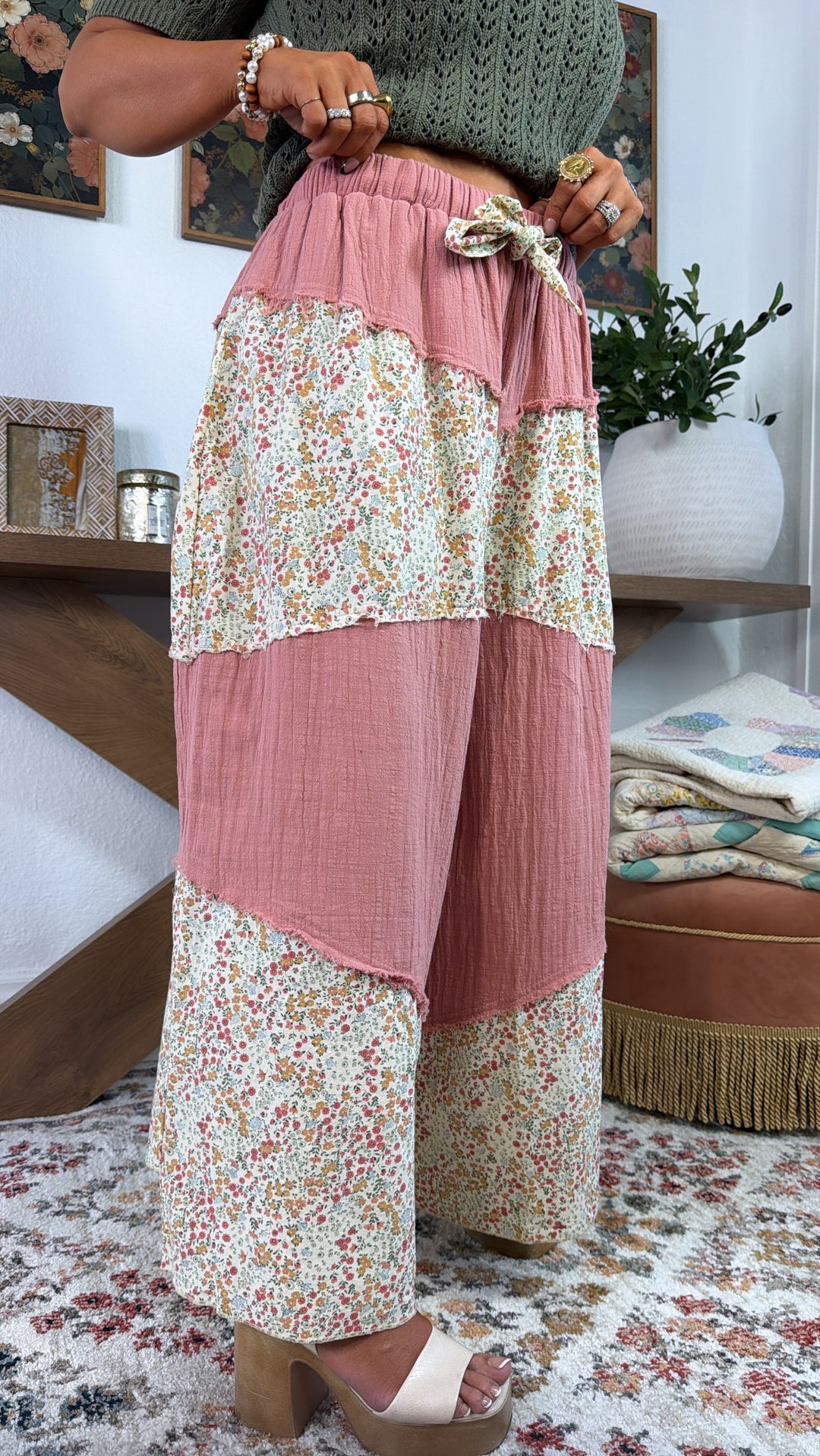 Wildflower Breeze Pant, Dusty Peach