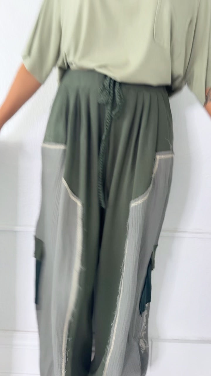 DOORBUSTER: Forever Dreaming Relaxed Pant, Moss Green