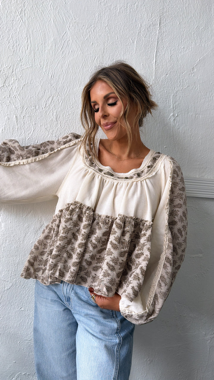 Mirella Blouse, Natural