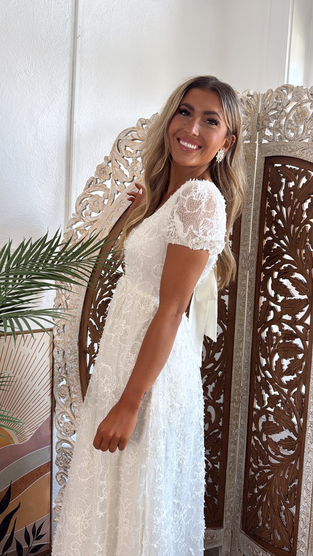 Soft Spoken Love Midi Dress, Cream Everyday Chic Boutique Soft Spoken Love Midi Dress, Cream Everyday Chic Boutique