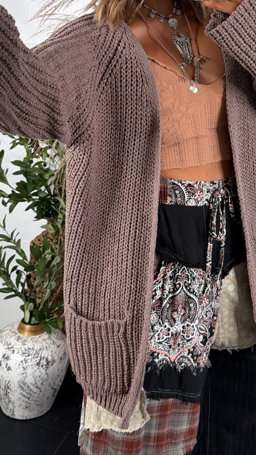 All Seasons Knit Cardigan, Mocha