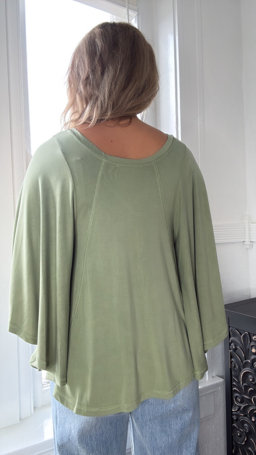 Sweet & Simple Top, Olive