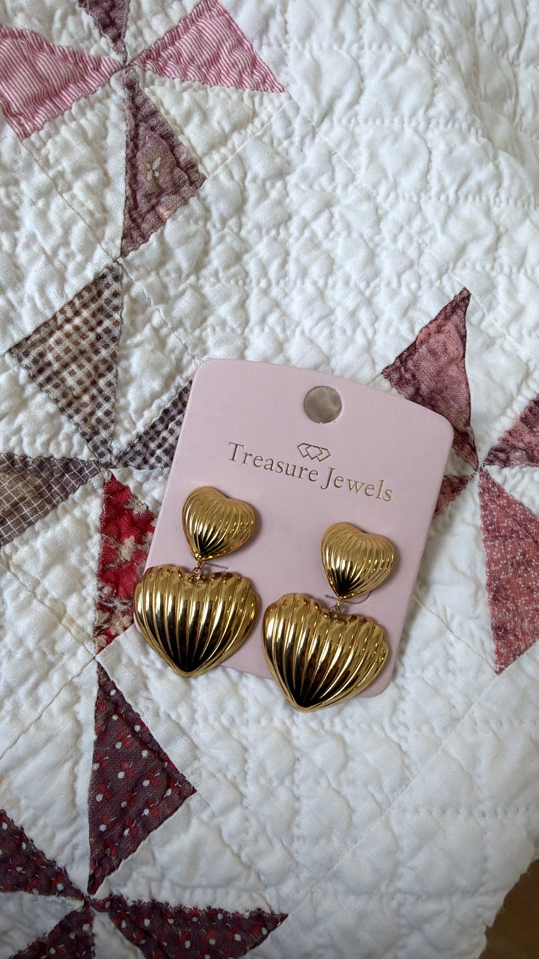 Double Heart Earring