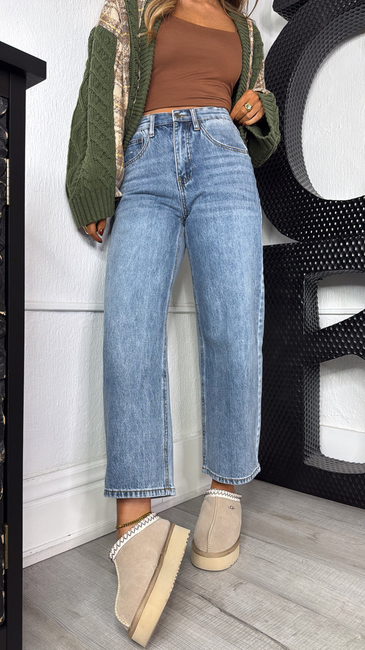 Callum Denim Barrels, Medium Light