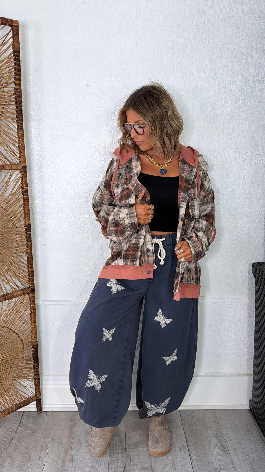 Free Fly Butterfly Jogger, Navy