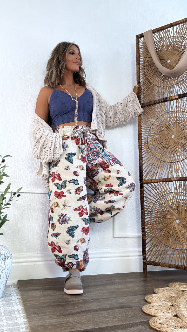 Butterfly Fields Jogger, Natural/Multi