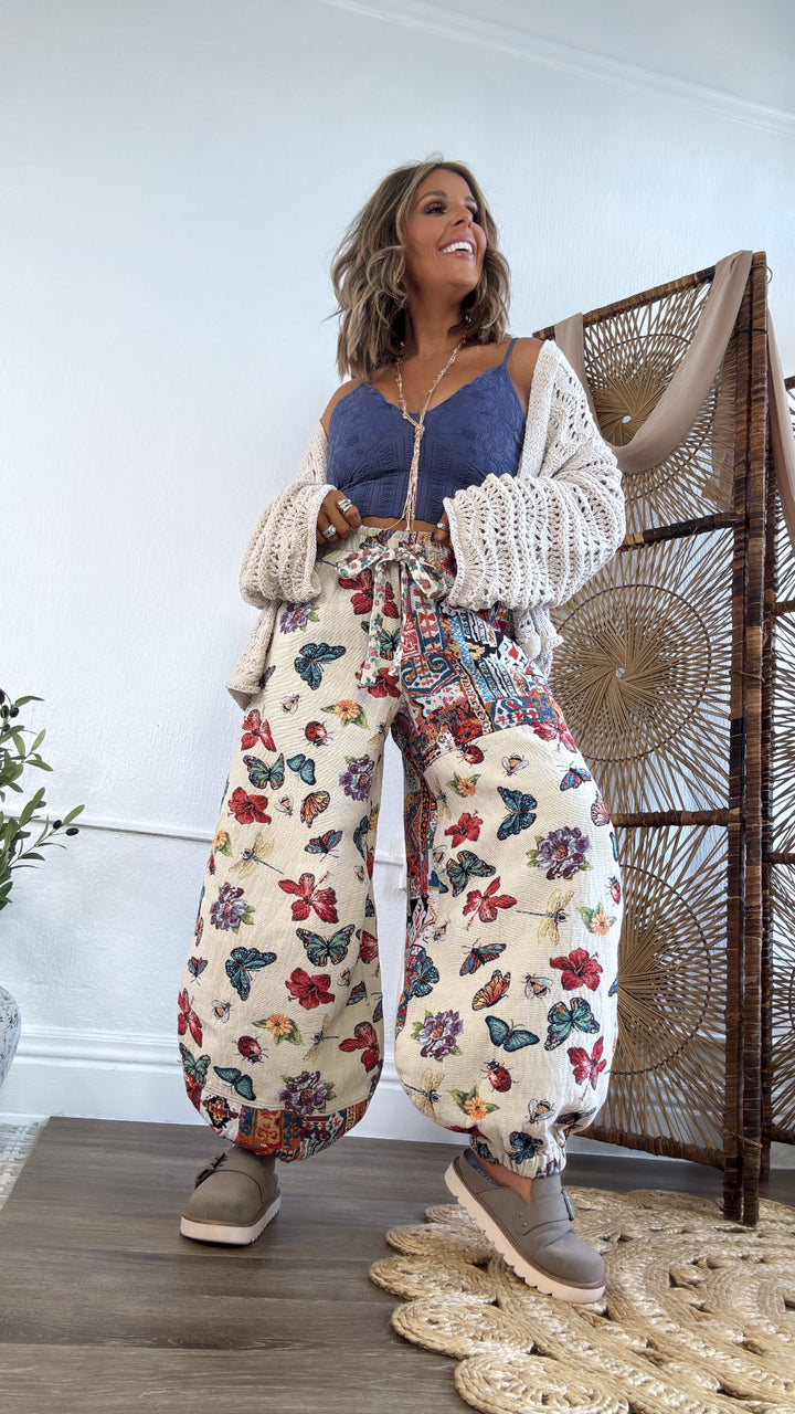 Butterfly Fields Jogger, Natural/Multi