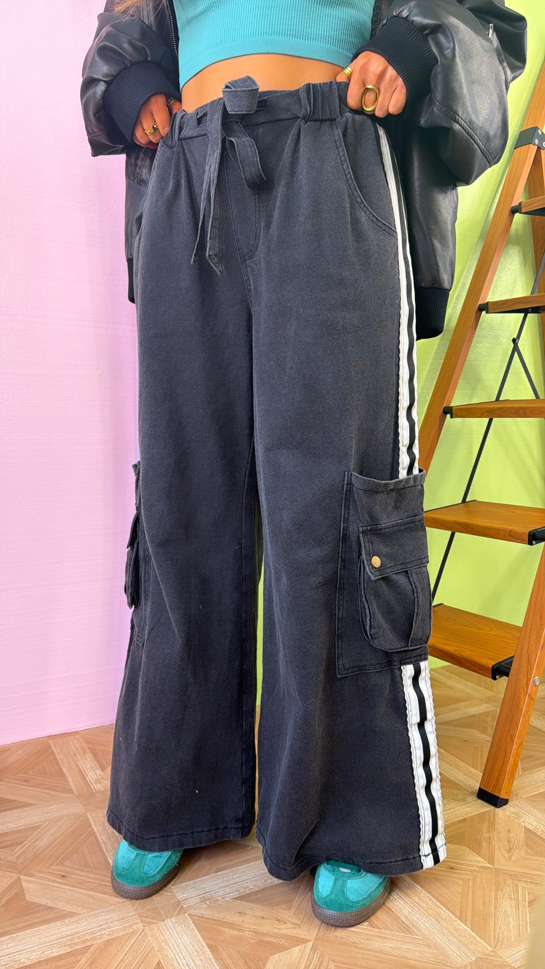 Luxe Relaxed Pant, Black