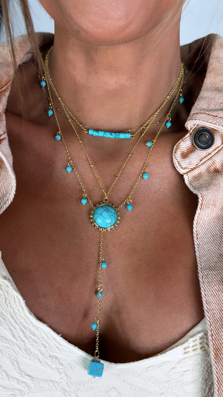 Treasure Jewels: Turquoise Harmony Layered Necklace