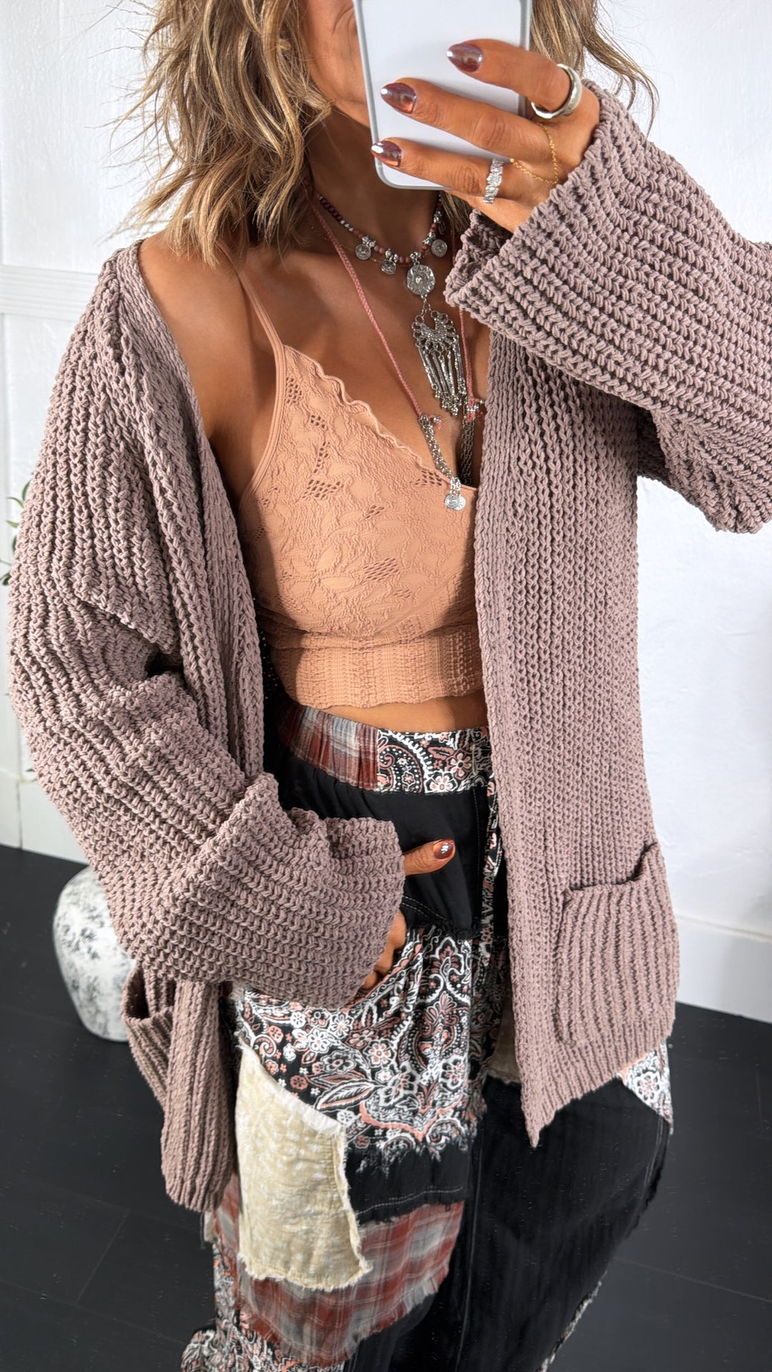 All Seasons Knit Cardigan, Mocha