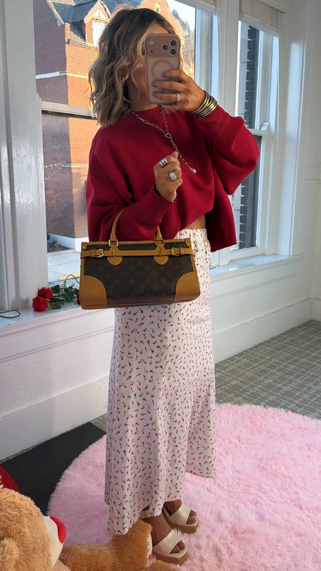 Simple & Sweet Sweater, Red