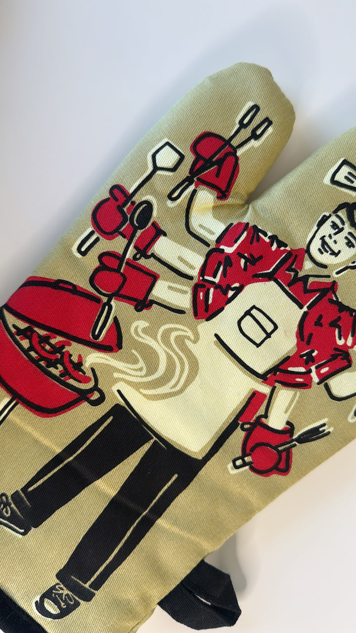 Blue Q Oven Mitt - Feed You F******