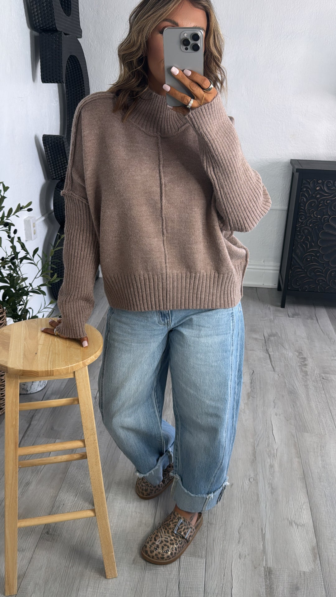 The Cozy Edit Sweater, Mocha