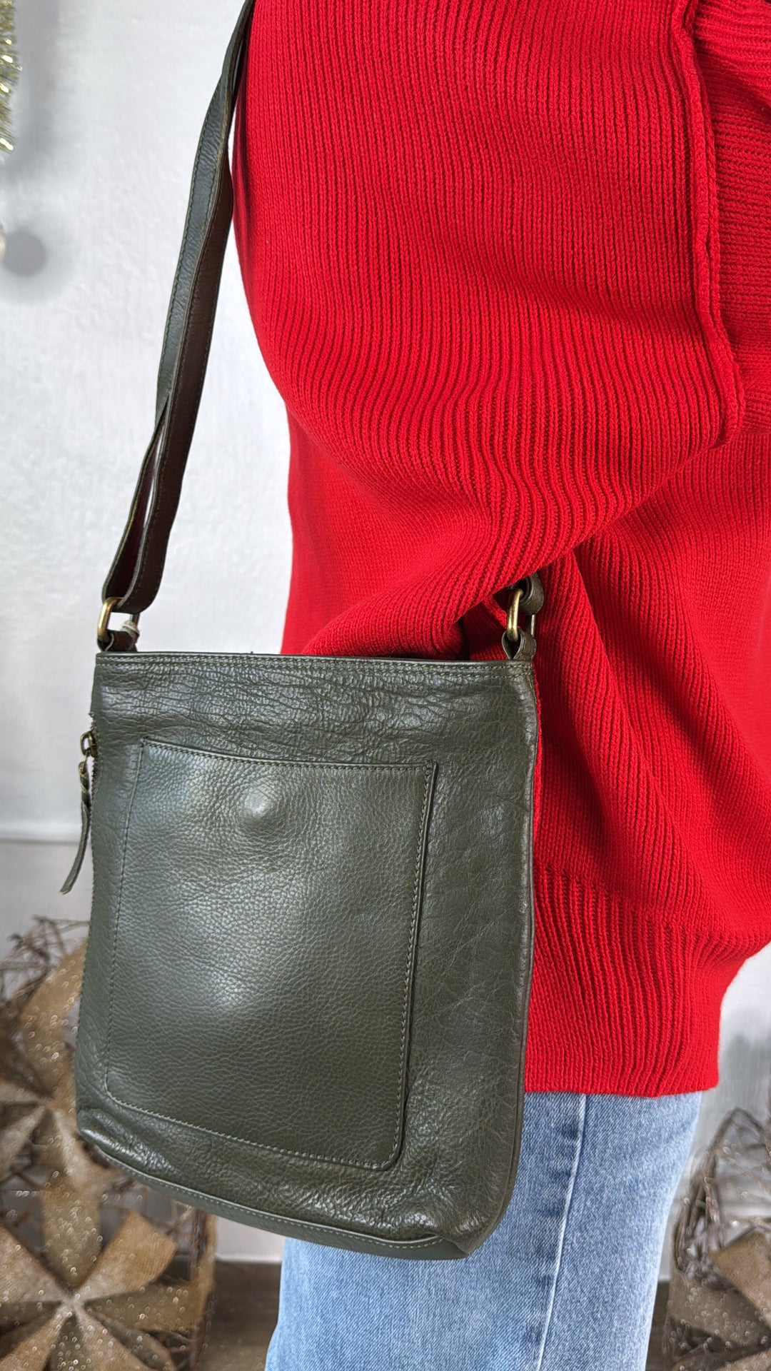 Hardy Crossbody Bag , Olive