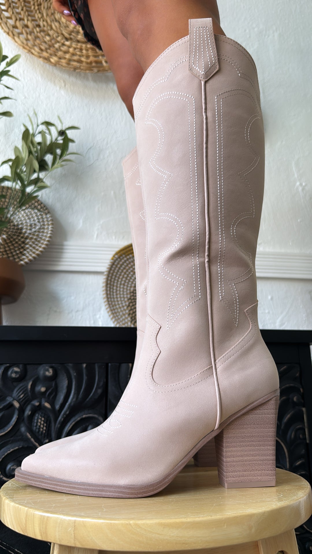 Tex Cowgirl Boot, Blush