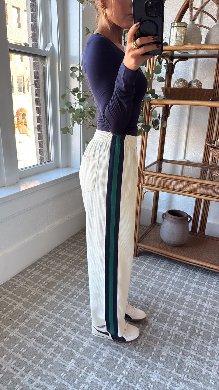 Day Dream Waffle Knit Pant, Cream