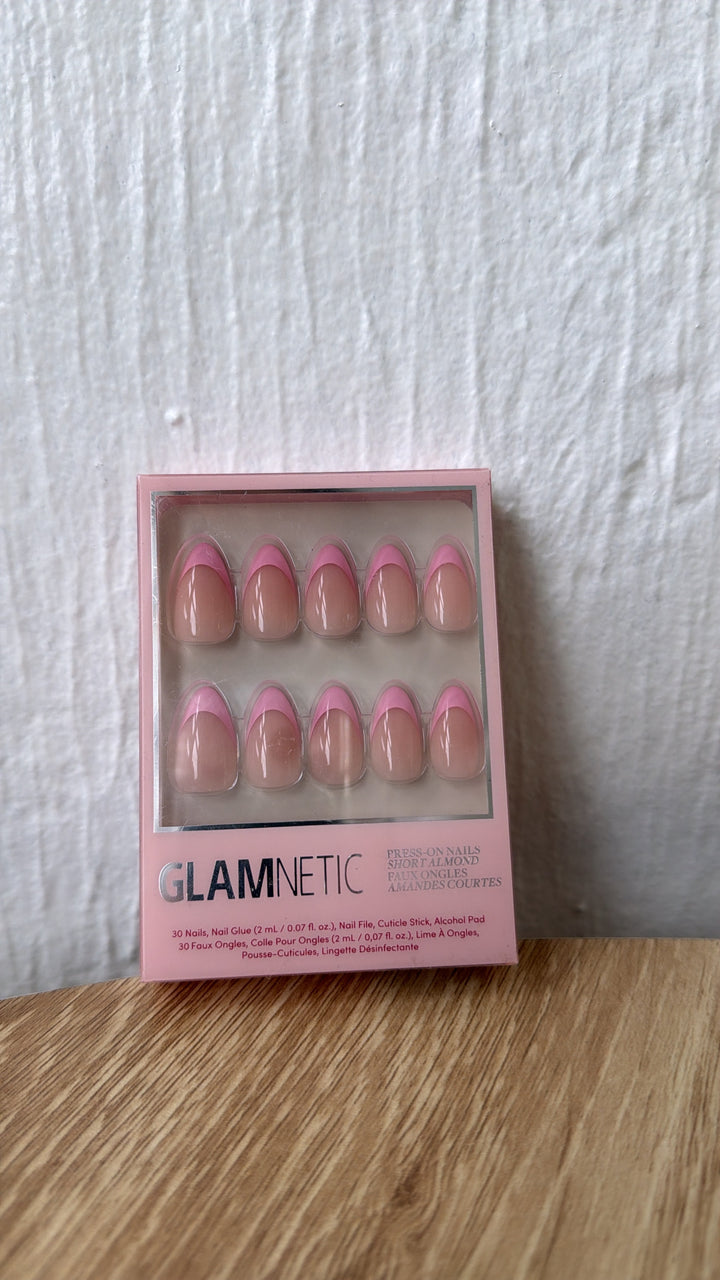 Glamnetic Press On Nails, Pink Macaron