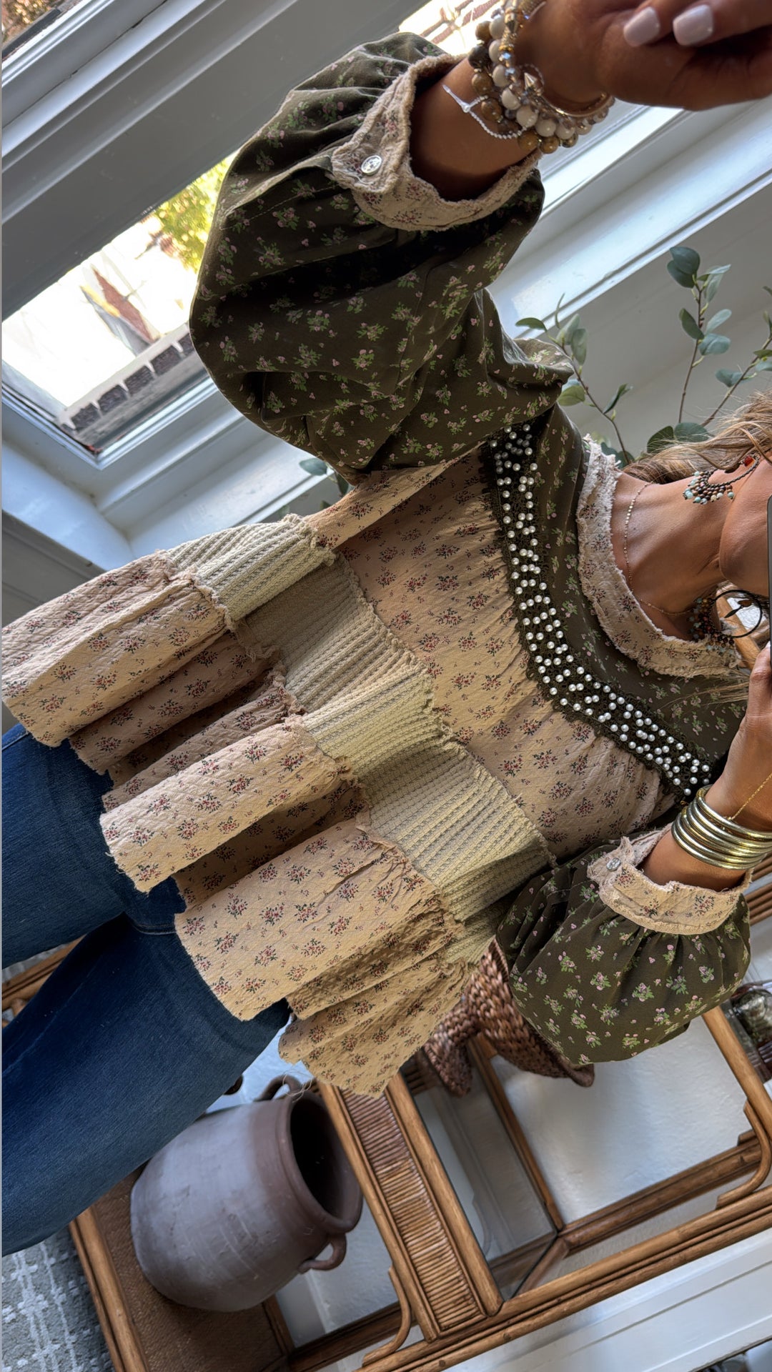 Briarwood Blouse, Olive