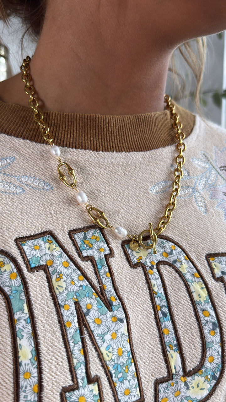 Treasure Jewels: Pearl Link Luxe Chain