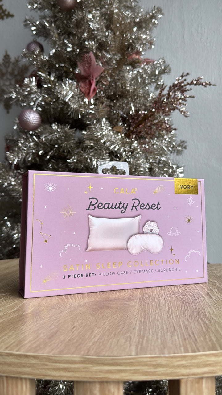 Beauty Reset Satin Sleep Set Pink