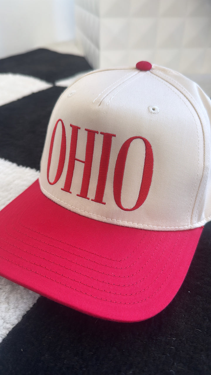 Ohio Ball Cap, Red