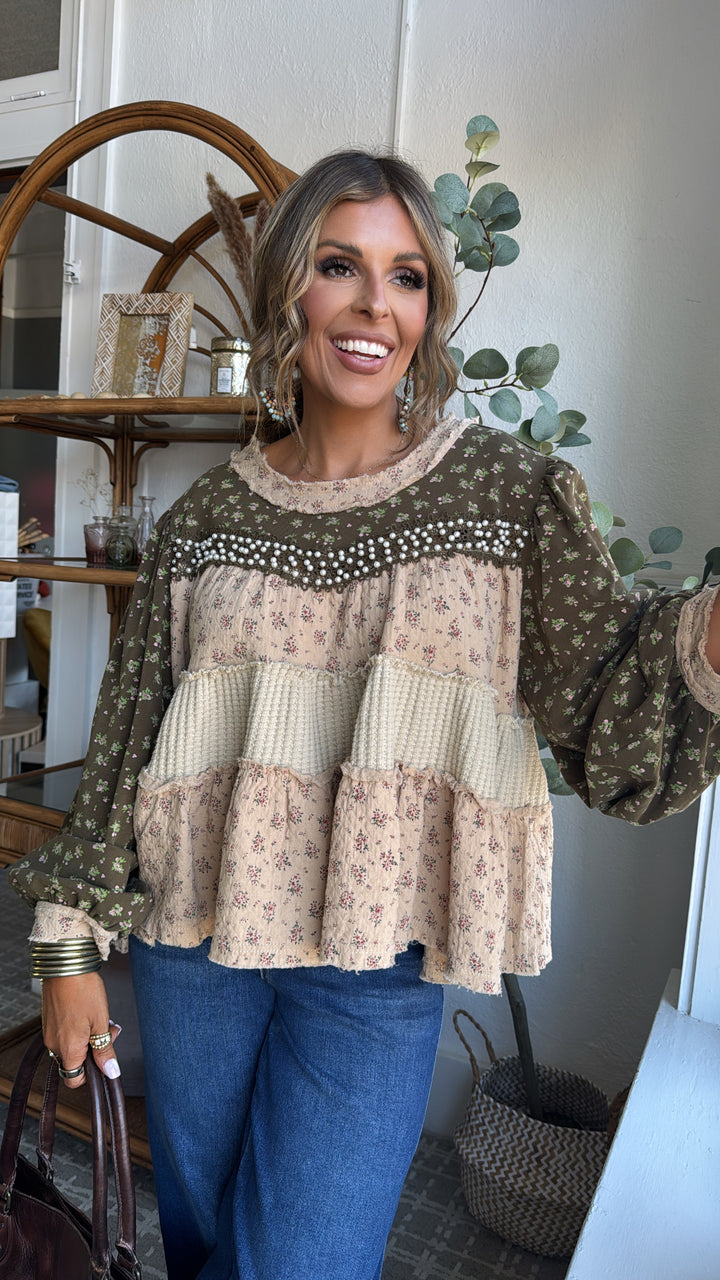 Briarwood Blouse, Olive