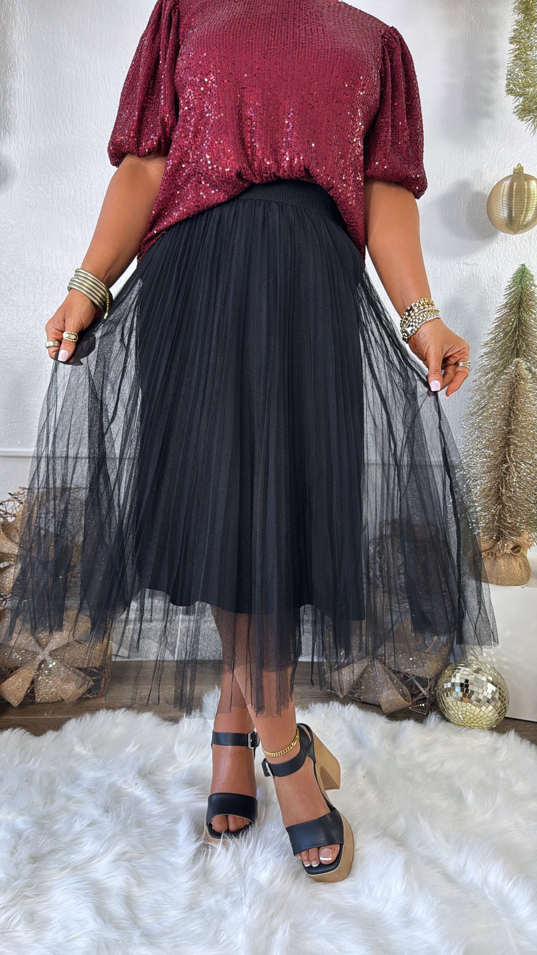Every Occasion Mesh Tutu, Black